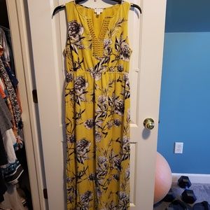 Market & Spruce Crochet Detail Maxi Dress